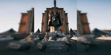 У Франції встановили шестиметрову статую Оззі Осборна (фото)