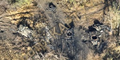 Українські "Гострі Картузи" показали нове кладовище техніки ЗС РФ на Луганщині (фото)