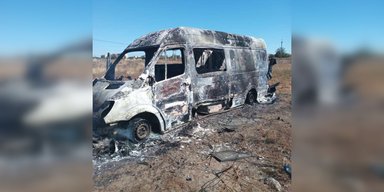 ВС РФ сбросили взрывчатку на ритуальный транспорт в Херсонской области: есть раненные (фото)