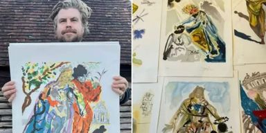Мужчина нашел в гараже "смешные" рисунки, которые оказались шедеврами за 24 тысячи евро (фото)