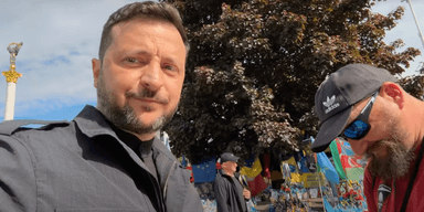 До Зеленського на Хрещатику намагався прорватись "майбутній депутат Борисполя" (відео)