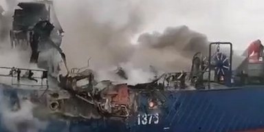 "Ударила ракета": ВМФ РФ случайно подбили свой траулер "Капитан Лобанов", — росСМИ (видео)