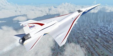 Сверхзвуковой самолет NASA доказал свою уникальность во время полета в тоннеле (видео)