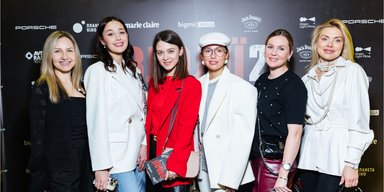 Марина Аристова и Геля Зозуля побывали на фильме об ограблении с Джерардом Батлером (фоторепортаж)