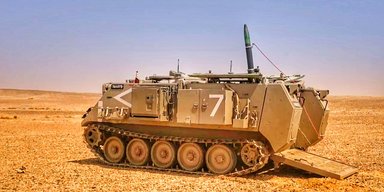 Армия Израиля впервые применила 122-мм миномет с управляемыми боеприпасами Iron Sting (видео)