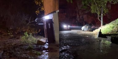 Можливий зсув ґрунту: у Києві сталася аварія на трубопроводі, низка будинків без води, — КМДА (відео)