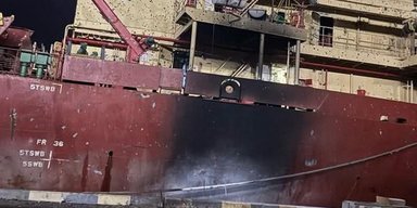 РФ ударила по Одесскому морскому порту: ракетой убило трех сирийцев и украинца (видео)