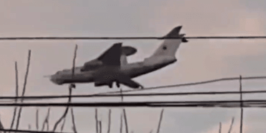 Політ в зону неповернення: російський літак А-50 показали напередодні знищення (відео)