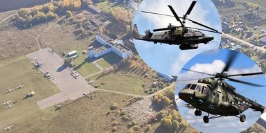 Відновленню не підлягають: Сили оборони знищили дронами два військових гелікоптери у Росії