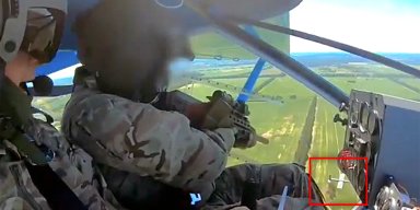 Украинские военные стали сбивать разведдроны РФ с ультралегкого самолета А-22 (видео)