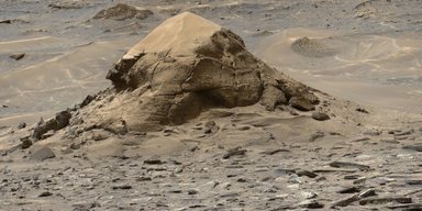 Позаземне диво: марсохід Curiosity виявив на Марсі скам'янілу "черепаху" (фото)