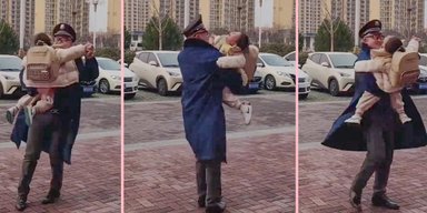 Трудоголик, который очень любит детей: танцующий охранник детсада стал звездой сети (видео)