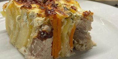 Гратен из картофеля, батата и индейки: рецепт изысканного и простого блюда