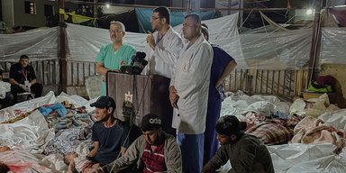 "Сбилась с курса": ракета, попавшая по больнице в Газе, была выпущена из Палестины, — AP