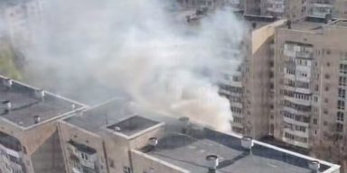 Террорист в Киеве мог взорвать взрывчатку: над Голосеевским районом большой столб дыма (видео)