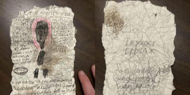 Масонский шрифт: мужчина заметил таинственные записи во время прогулки в лесу (фото)