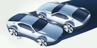 Побратим VW ID.4: Volkswagen показав секретний електричний спорткар у стилі 70-х (фото)