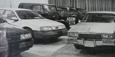 Обнаружены архивные фото одного из первых автосалонов в Украине: какие машины там продавали