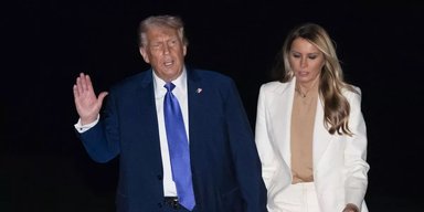 Мелания и Дональд Трамп поссорились на борту вертолета: конфликт зафиксировали журналисты (видео)
