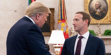 Дональд Трамп поужинал с Марком Цукербергом, которому ранее угрожал тюрьмой