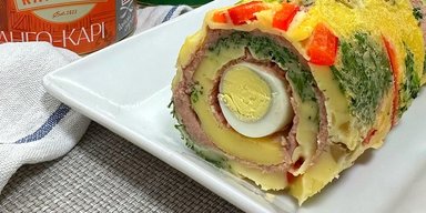 И к празднику, и в будни: рецепт закусочного рулета