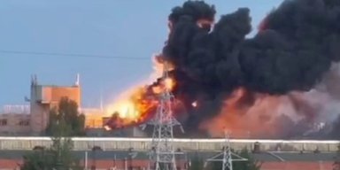 Пожежа на "ВНДІР-Прогрес": дрони атакували ключовий завод електроніки в РФ (відео)
