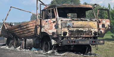 Колонну ВС РФ уничтожили ракетами в Курской области: появились фото масштабного удара