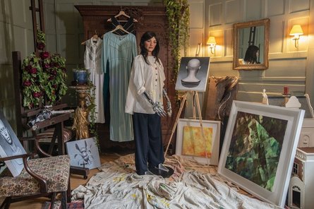 робот, художник, рисунок, искусство, ИИ