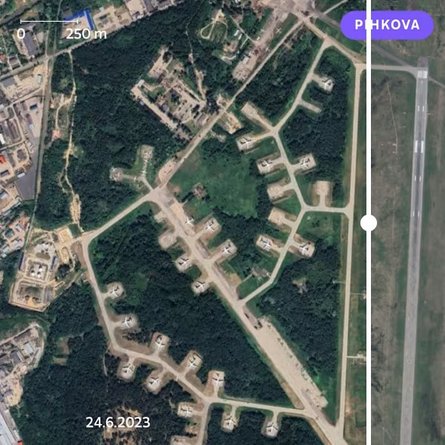 спутниковые снимки частей ВС РФ