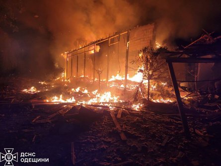 У ДСНС показали наслідки нічної атаки по Одеській області