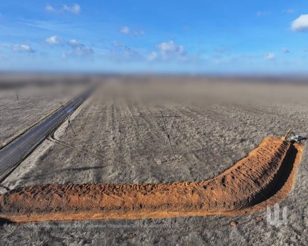 Линия обороны ВСУ, фортификации, строительство