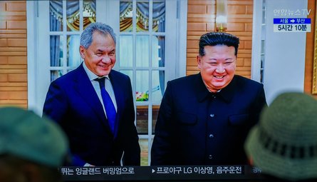 Кім Чен Ин, Сергій Шойгу, північна корея і війна в україні, корейські військові в україні, корейські військові на донбасі, північна корея підтримує росію, північна корея озброєння для армії Росії, кім чен ин і путін,