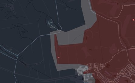 Карта мониторингового проекта DeepState