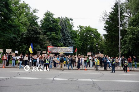 Протестующие в Киеве вышли на митинг за независимость НАБУ и САП