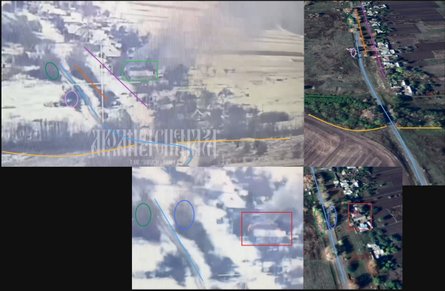 Наступление ВСУ, пожар, Новосотницкое, Курская область