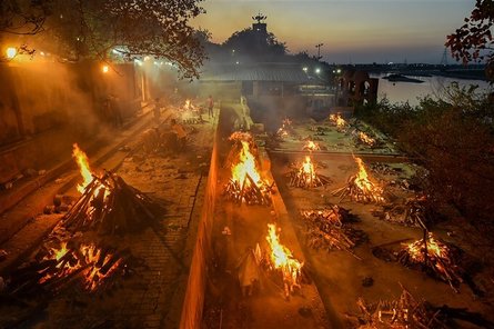 индия, погребальный костер