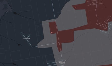 Скриншот мапи боїв