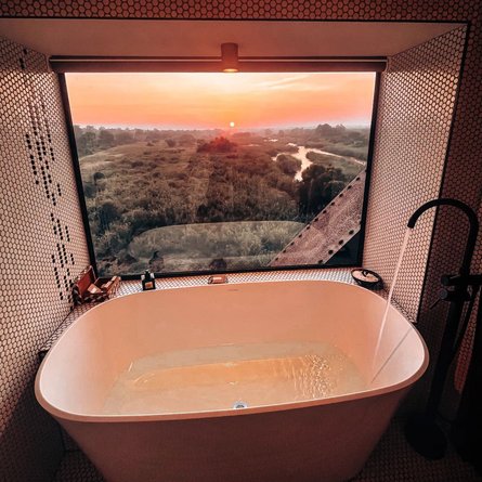 Поезд отель, шикарный поезд, юар, отель в юар, Kruger Shalati, уникальный отель