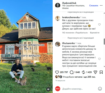 Хата в Карпатах, огляд