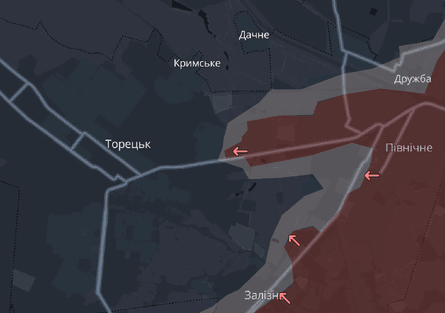 Карта боевых действий