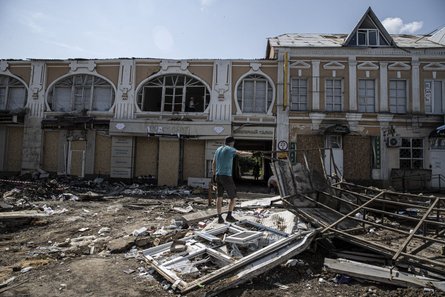 Бахмут, обстріли, руйнування