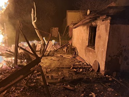 Утром 25 сентября на территории Нежинской общины в Черниговской области состоялась серия ударов беспилотников