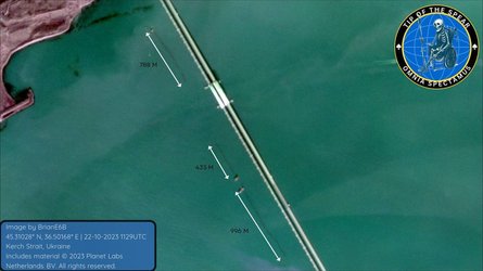 Крымский мост 20 октября 2023 года