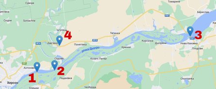 мосты под херсоном, освобождение херсона, контрнаступление всу, деоккупация херсона, херсон карта