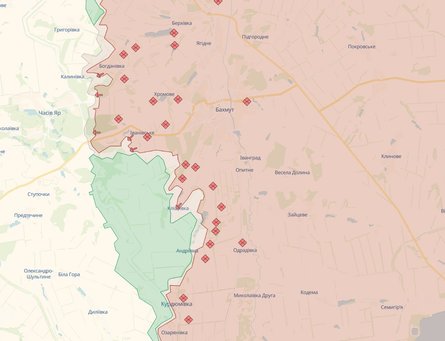 часов яр карта боев