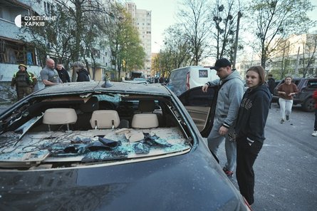 Ракетный удар по Харькову, ракетный обстрел Харькова, обстрел Харькова, обстрел Харькова 18 апреля, удар по Харькову, удар по Харькову 18 апреля, взрывы Харьков, Основянский район