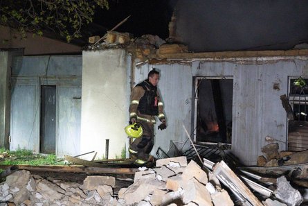 Последствия удара ВС РФ по Одессе в ночь на 11 апреля