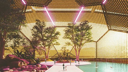 какими будут города на Марсе, проект Нюйва