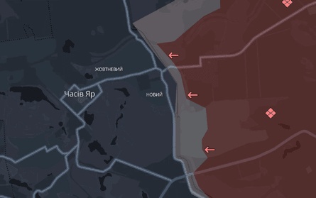 Карта боевых действий