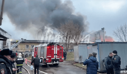 Пожежа у Москві, новини Москви, пожежа, Росія, новини Росії, машинобудівний завод,  машинобудівний завод Чернишова